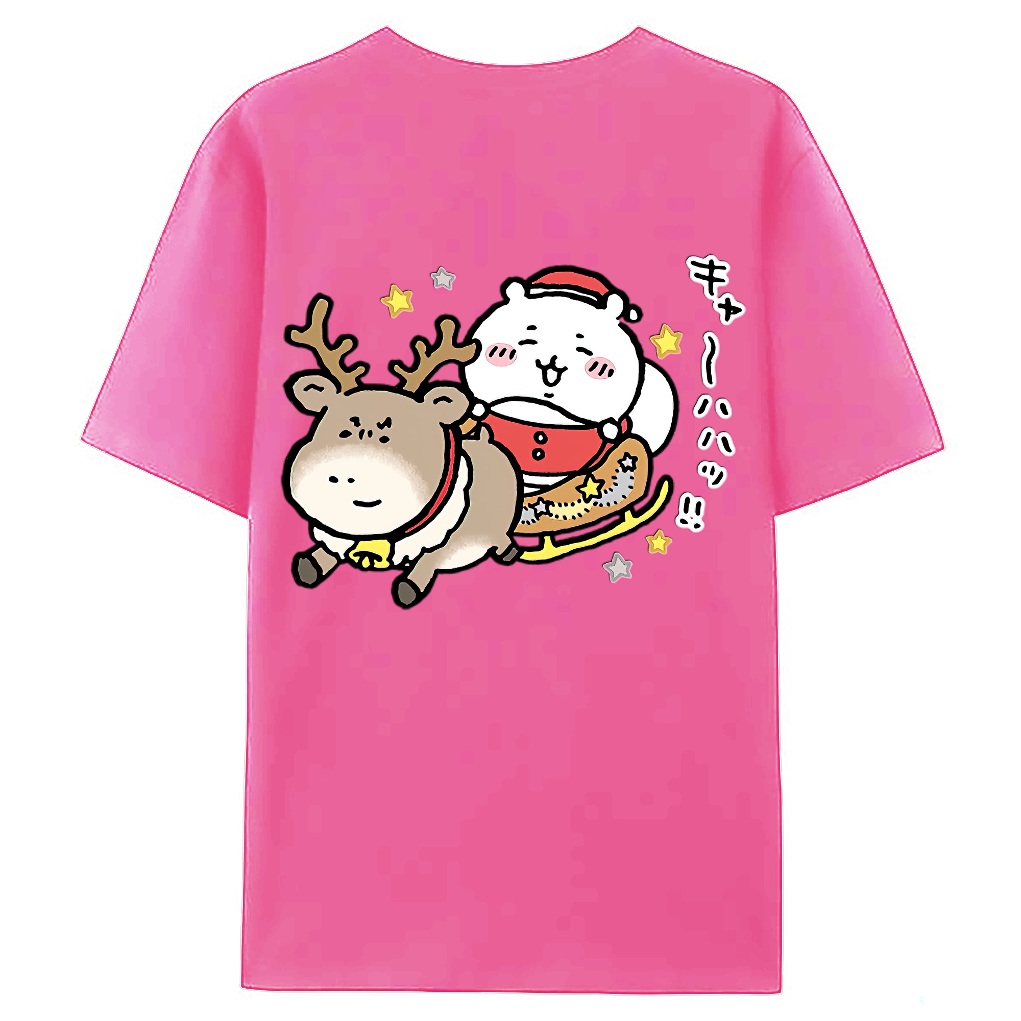 （画像用） ちいかわ ちいかわ Chii-kawa chiikawa レディース半袖Tシャツ(バックプリント)